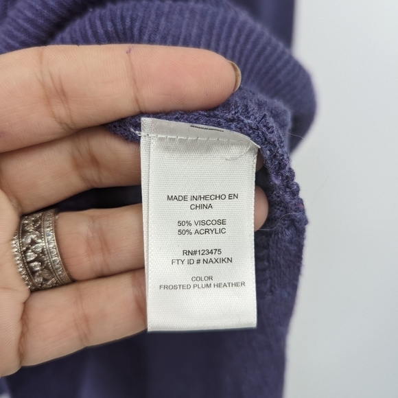 ADRIENNE VITTADINI Ribbed Turtleneck Sweater - Picture 6 of 8